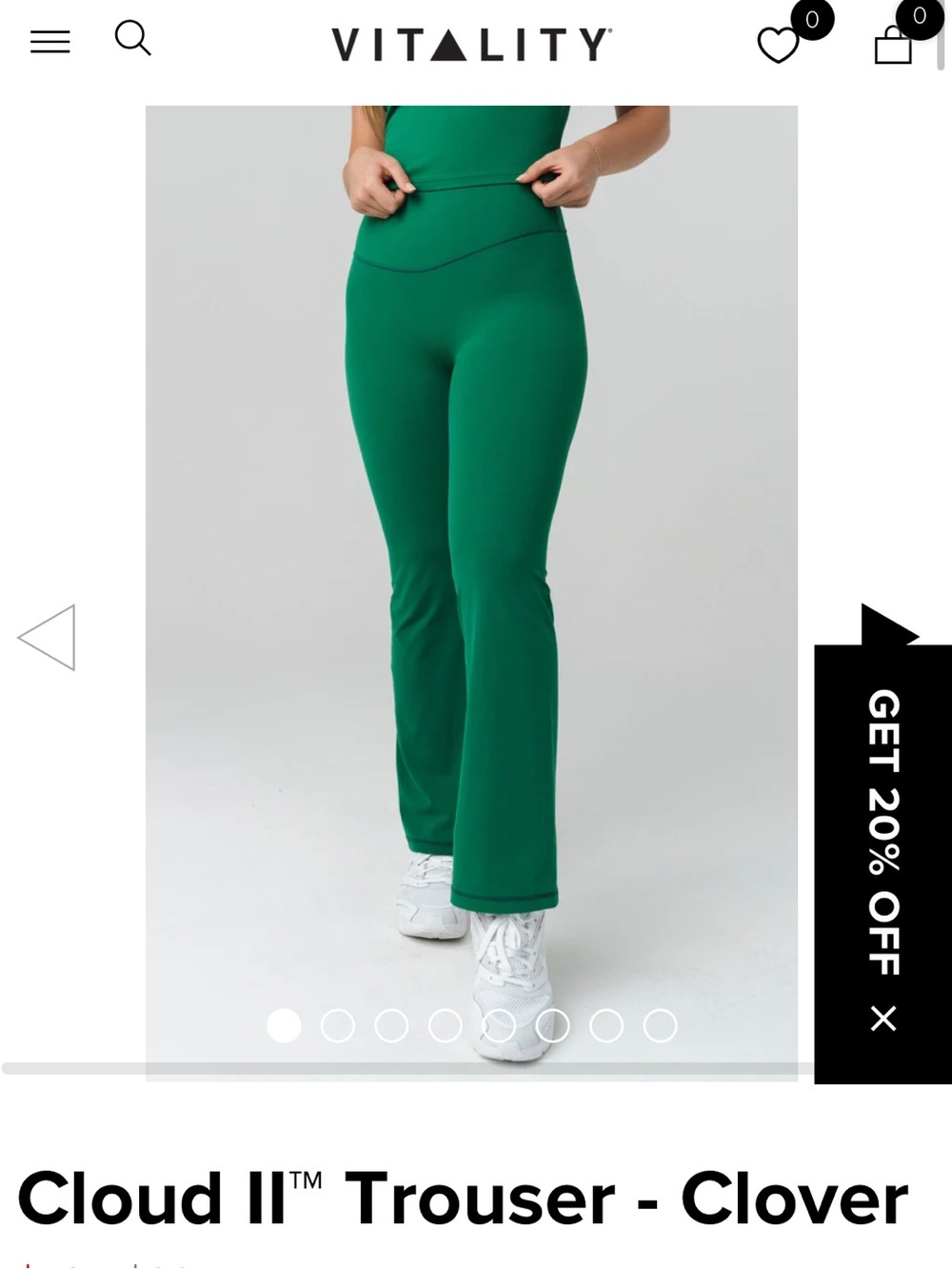 Vitality Cloud II Trouser in Clover